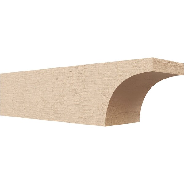 Ekena Millwork 4in. W x 4in. H x 16in. L Huntington Woodgrain TimberThane Rafter Tail, Primed Tan RFTUR04X04X16HUNRCPR - main